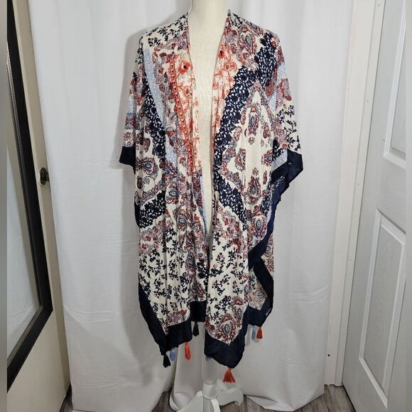 Sim and Sam open kimono with tassels - Picture 5 of 10